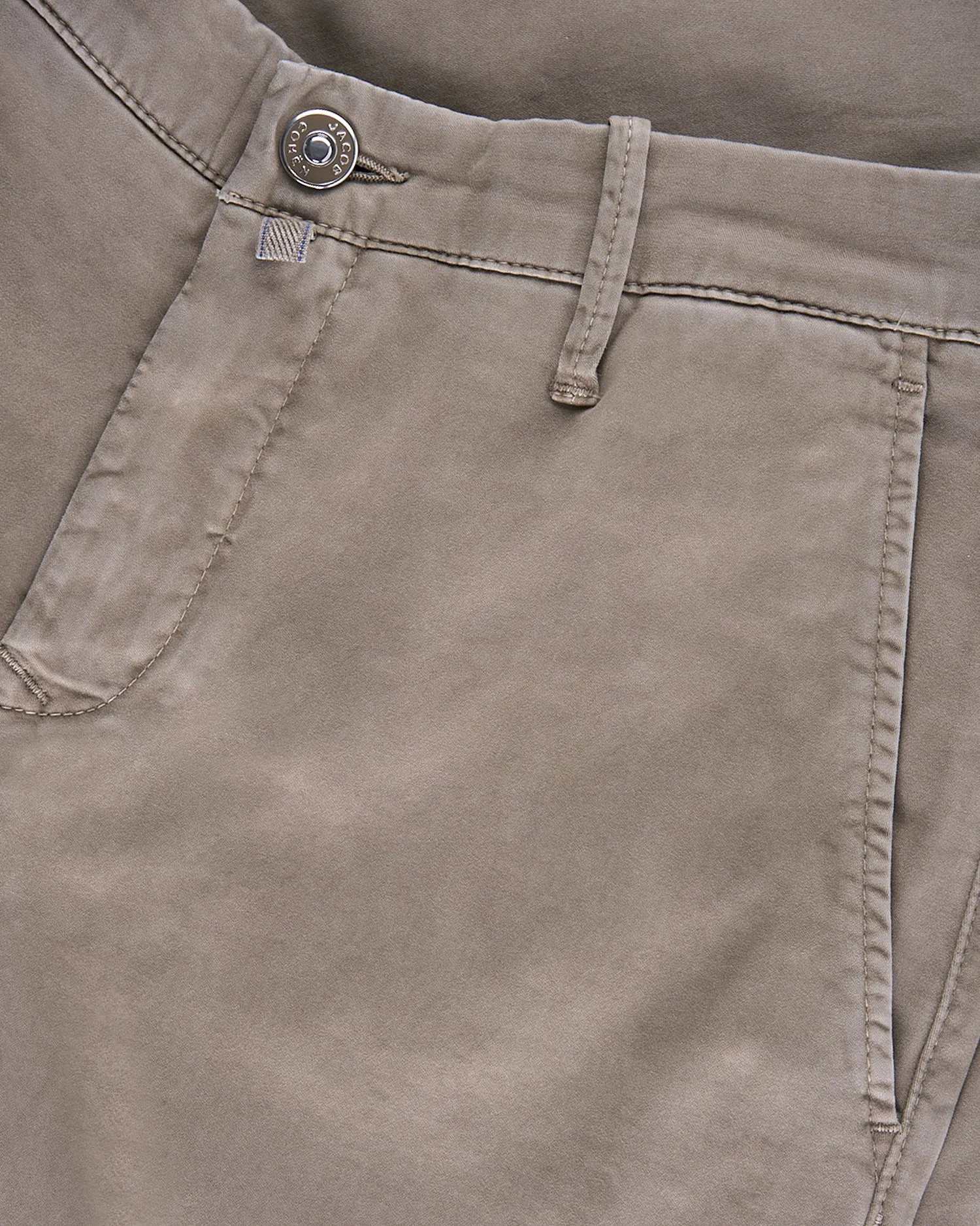 Dark Beige Bobby Cotton Lyocell Chinos