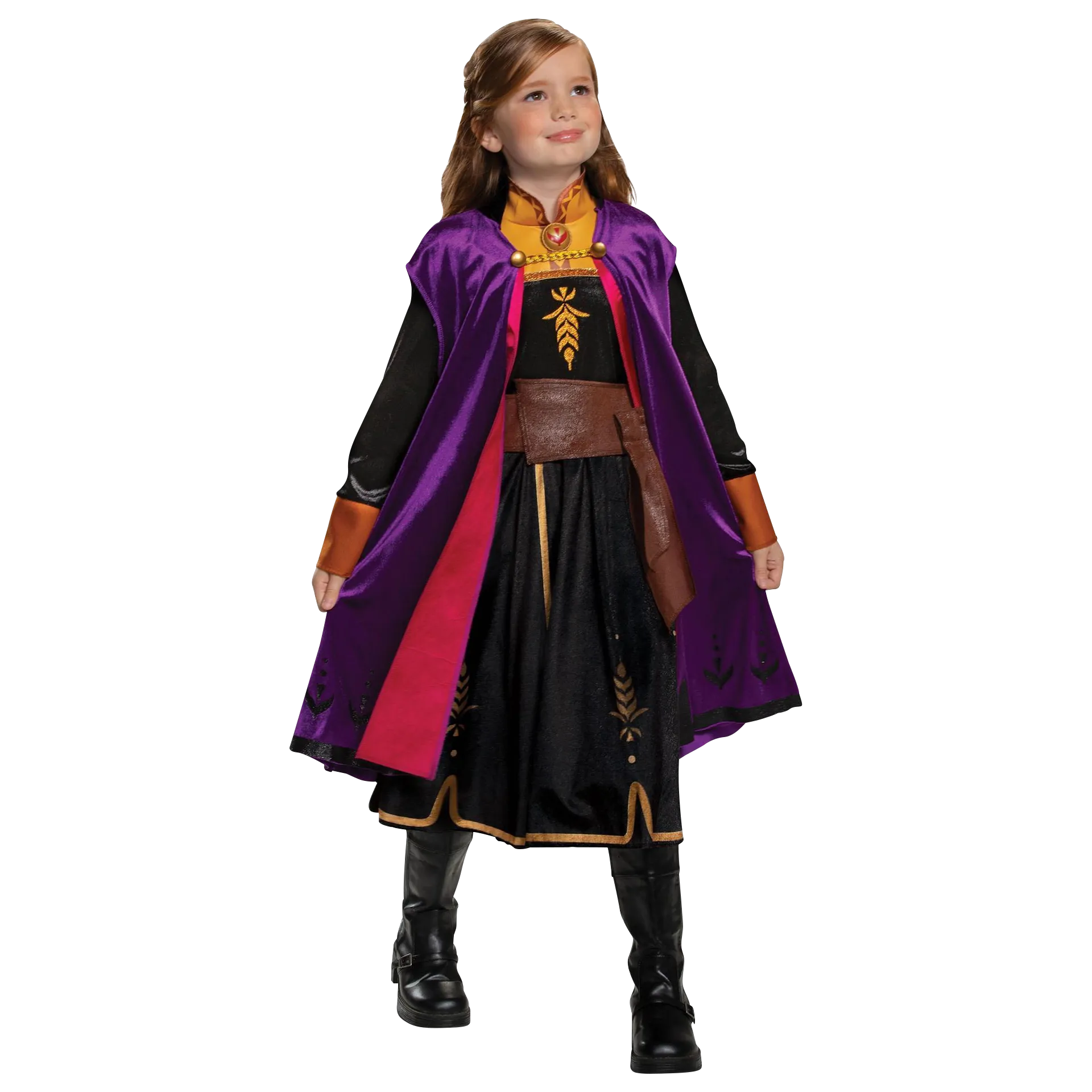 Disney Frozen 2 Anna Classic Girls Licensed Costume - X-Small (3T/4T)