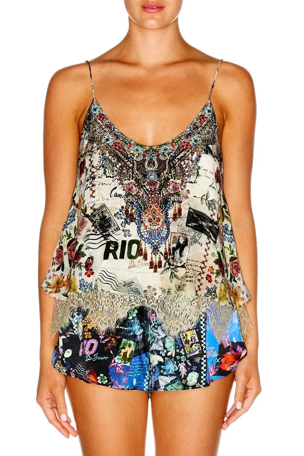 DOUBLE LAYER CAMI TOP MEMORY LANE