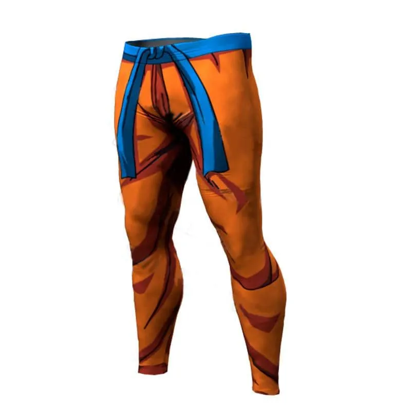 Dragon Warrior Orange Training Men's Leggings