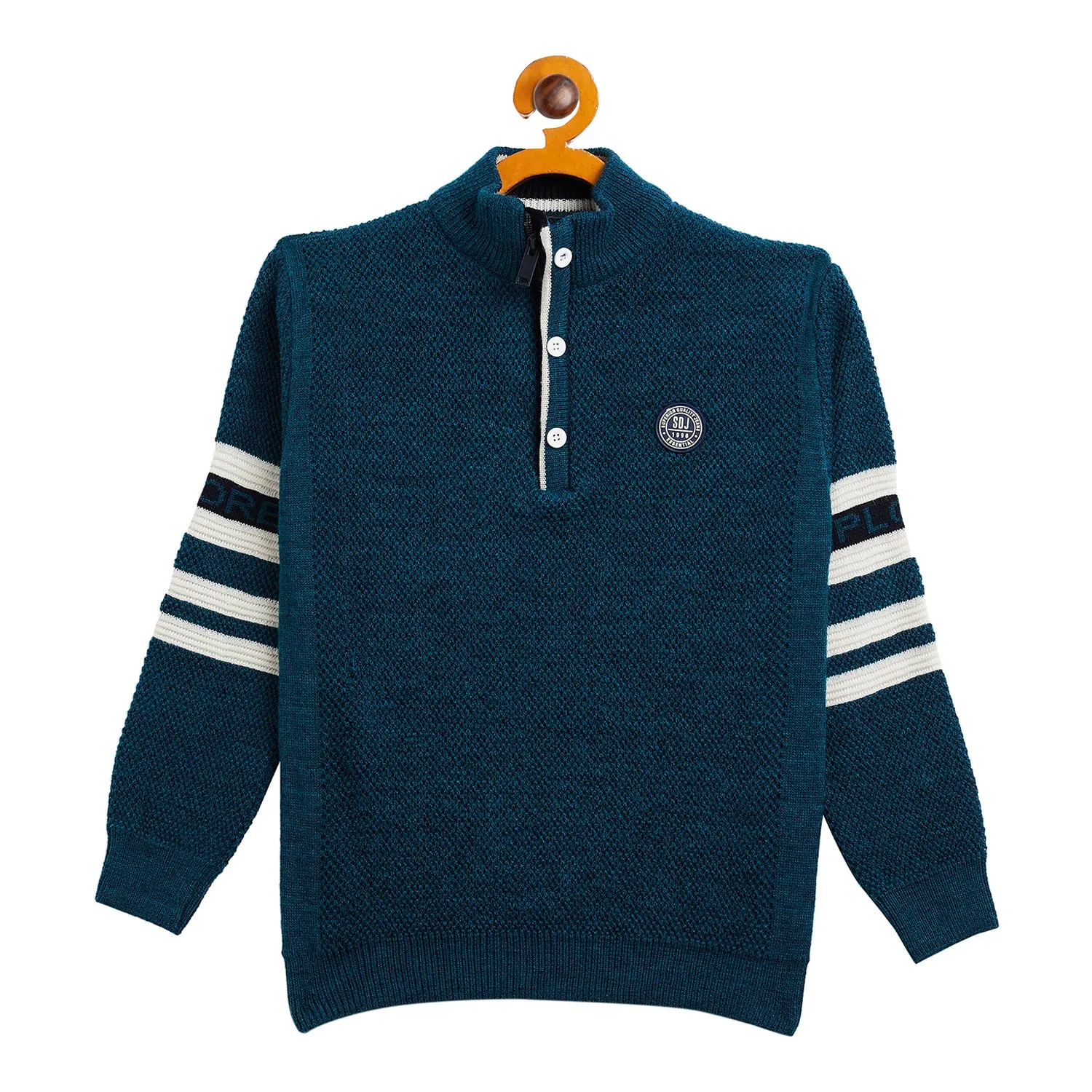 Duke Stardust Boys Full Sleeve Button Placket Sweater (SDS3607)