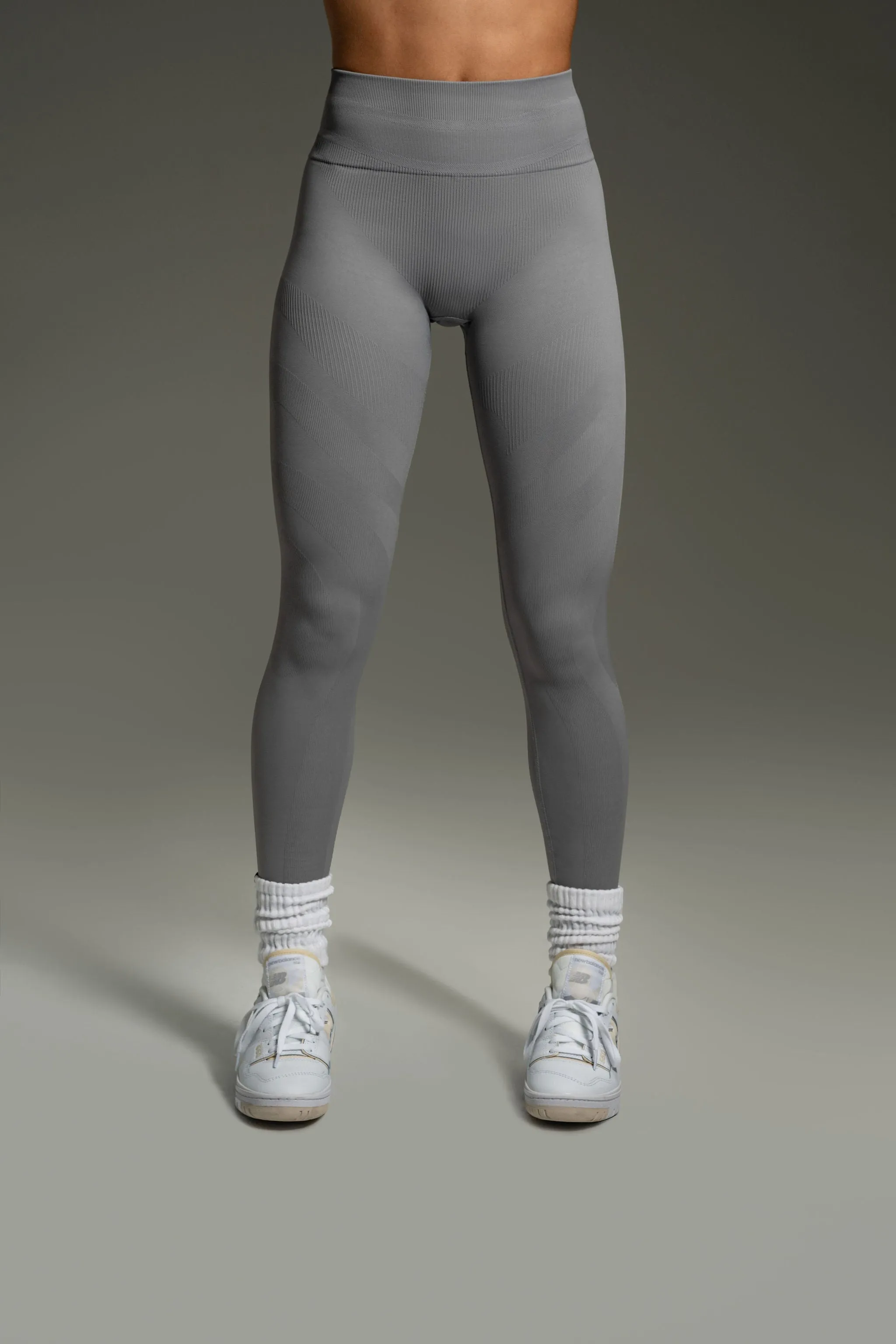 Electra Seamless Long Leggings - Titanium Grey