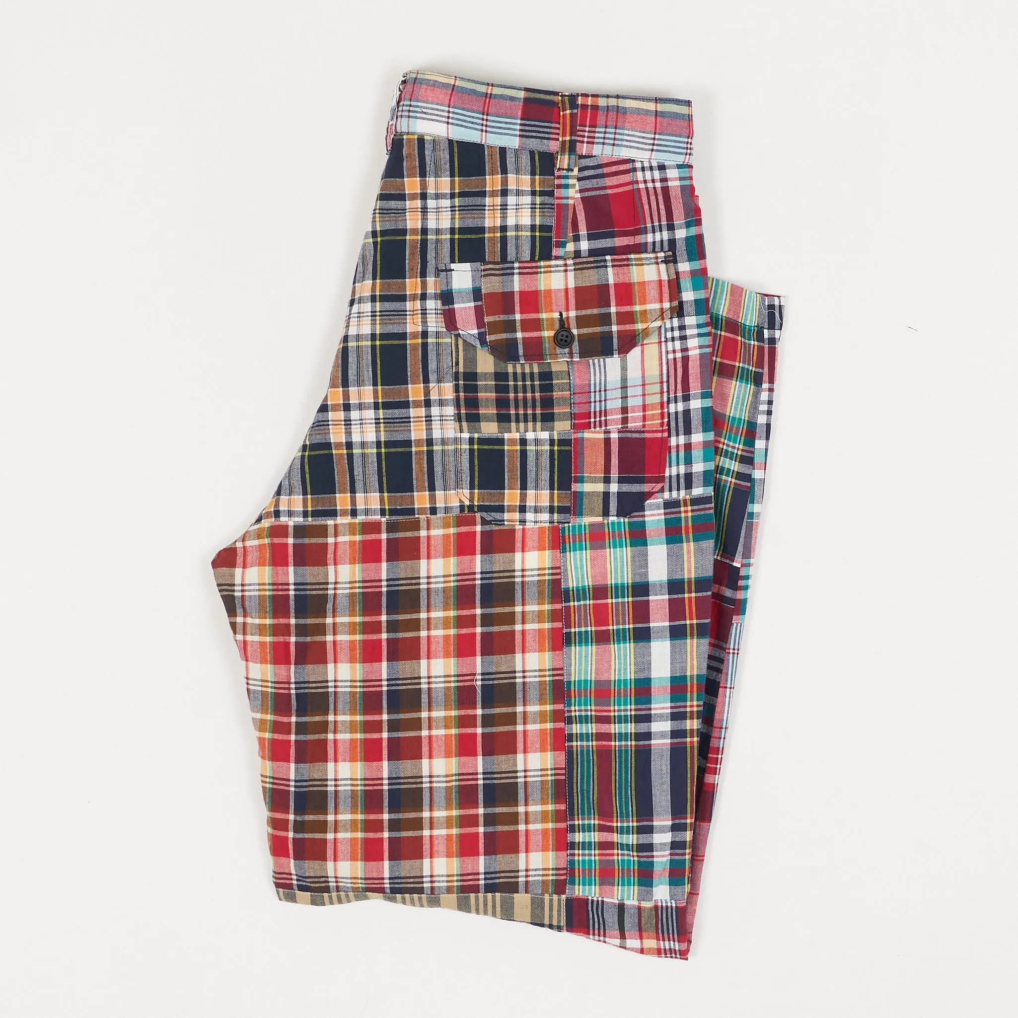 Engineered Garments Square Madras Patchwork Chino Pants