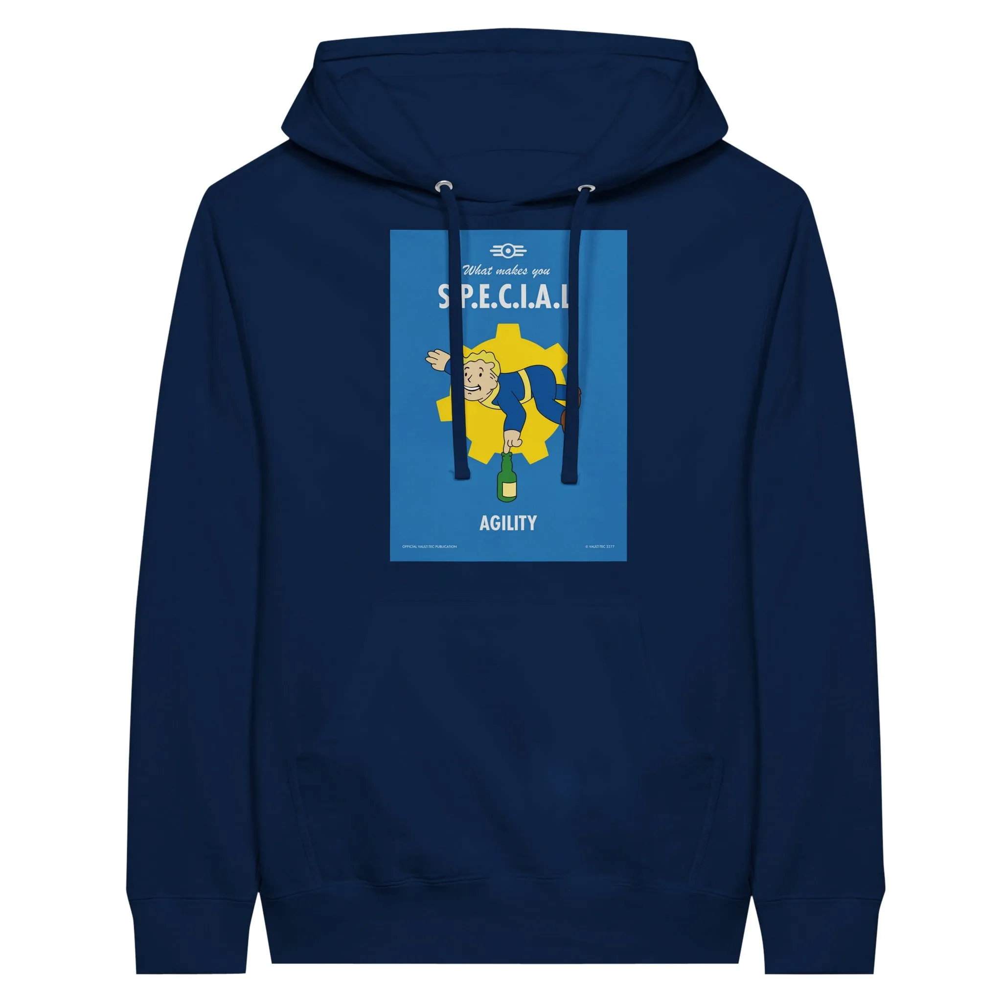 Fallout Hoodie - What Makes You S.P.E.C.I.A.L. Agility Artwork - Premium Unisex Pullover Hoodie