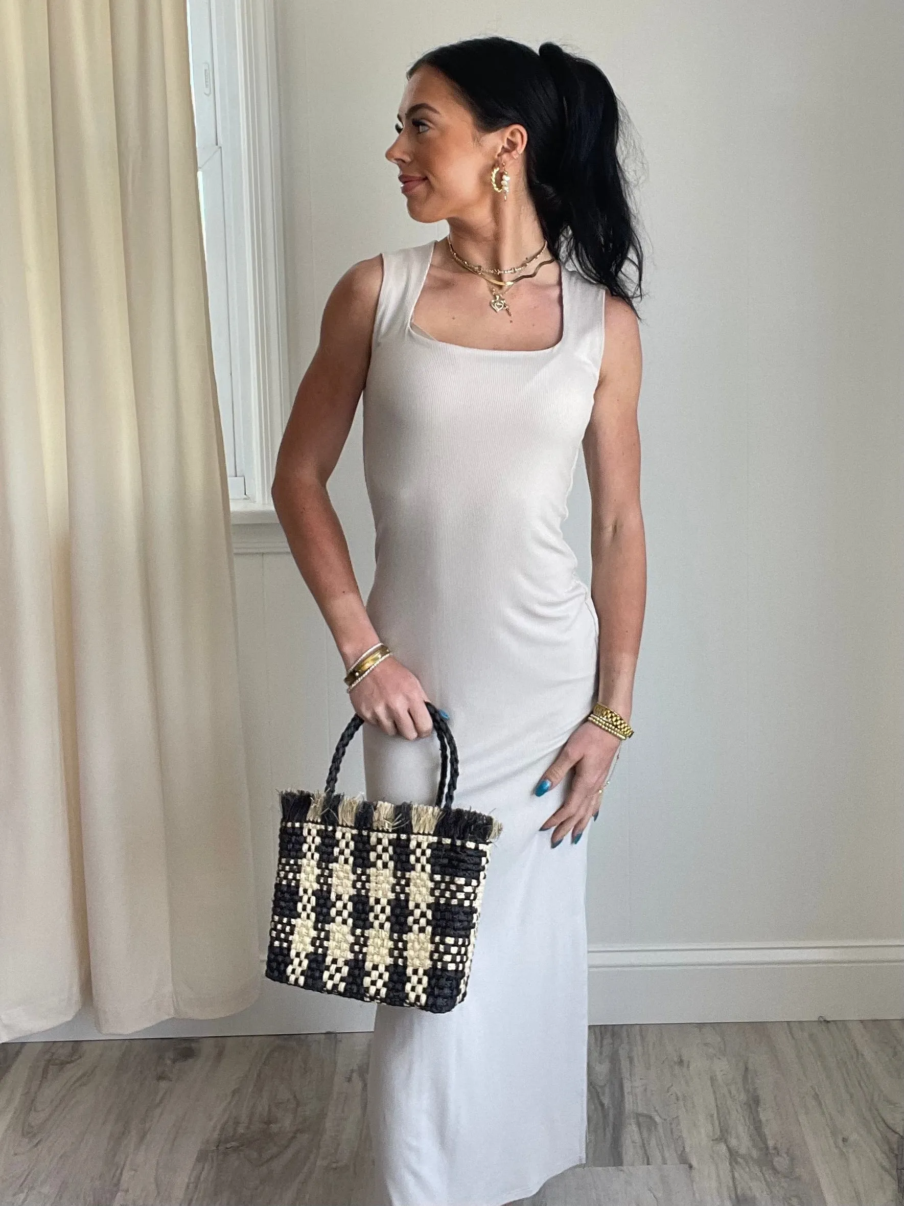 Farrah Rib Knit Midi Dress