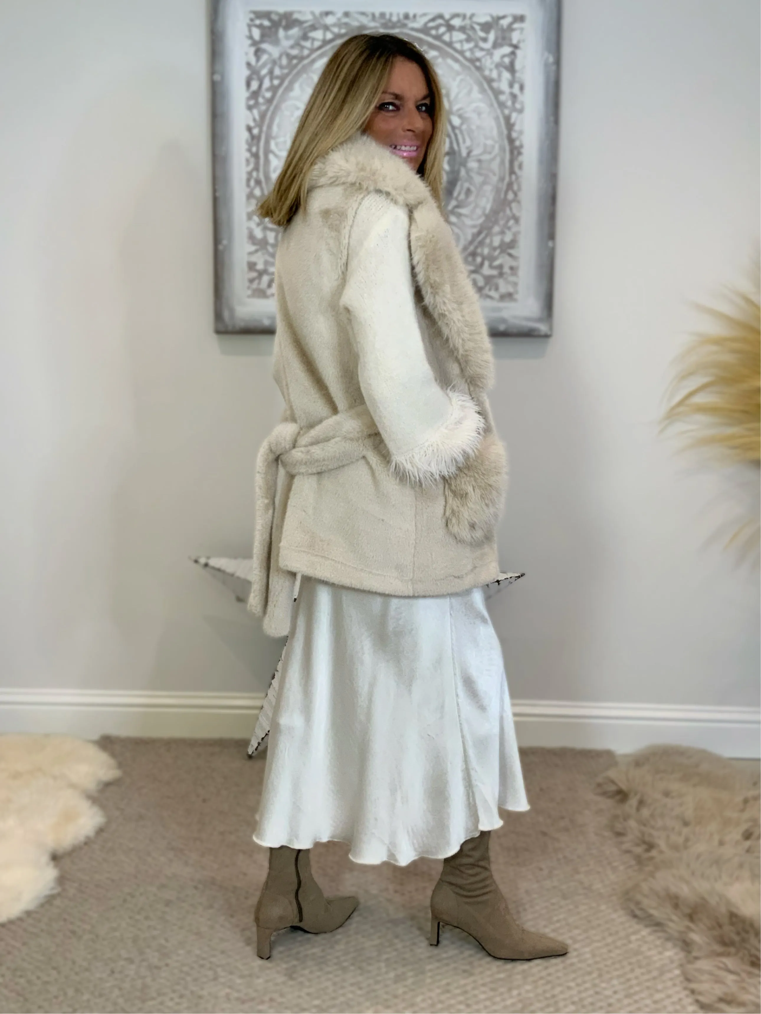Felicia Faux Fur Gilet