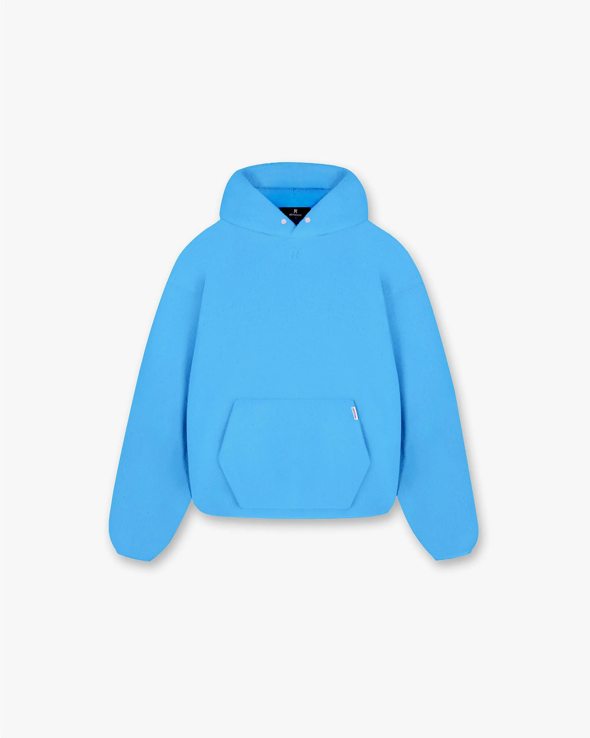 Fleece Oversized Hoodie - Electric Blue