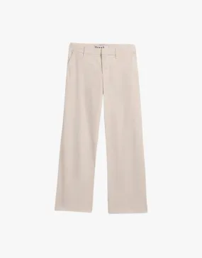 Frank & Eileen Westport The Italian Wide Leg Chinos in Khaki (Italian Performance Twill)
