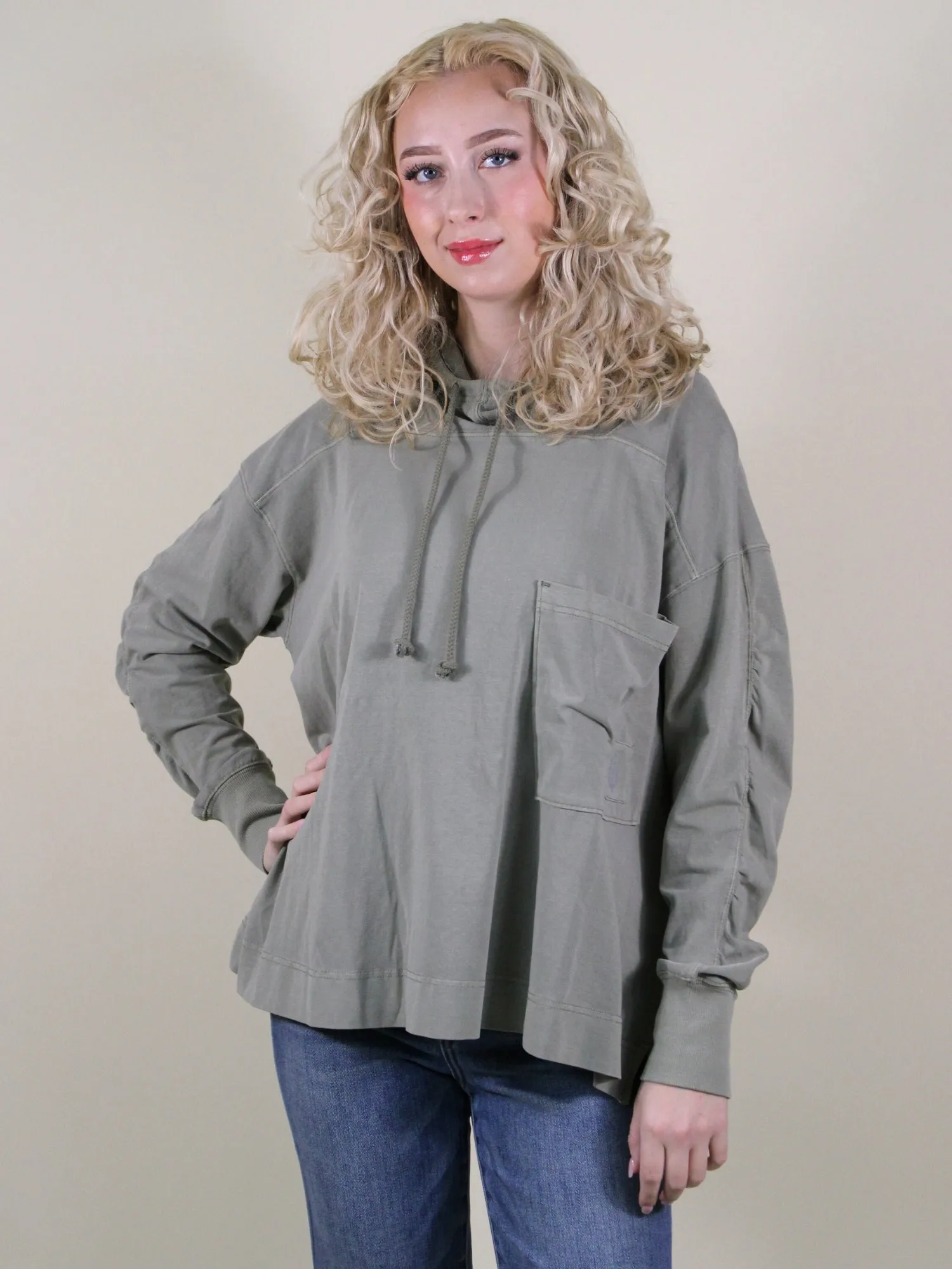Free People Hot Shot Hooded Layer