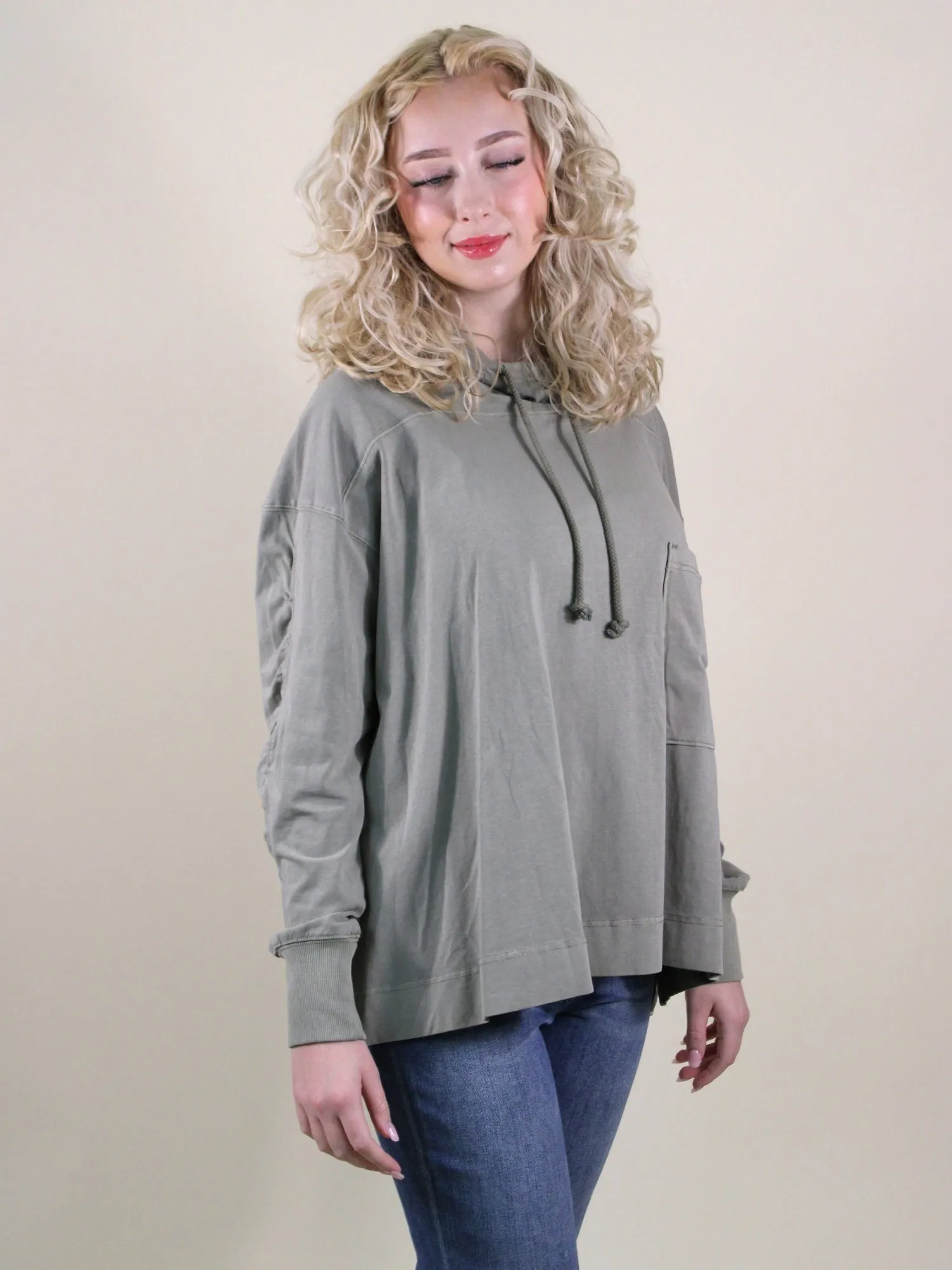 Free People Hot Shot Hooded Layer