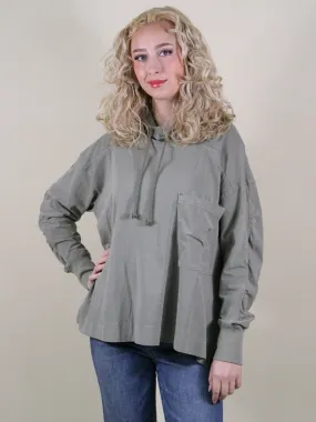 Free People Hot Shot Hooded Layer
