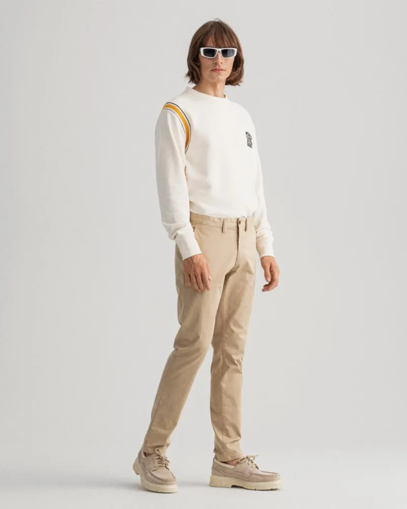 Gant Apparel Mens HALLDEN TWILL CHINOS 248/DARK KHAKI