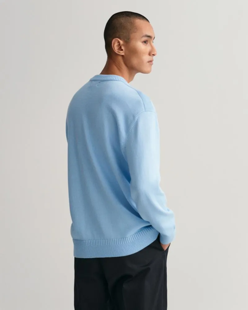 Gant Apparel Mens MODERNIZED SAILOR C-NECK 406/WATERFALL BLUE
