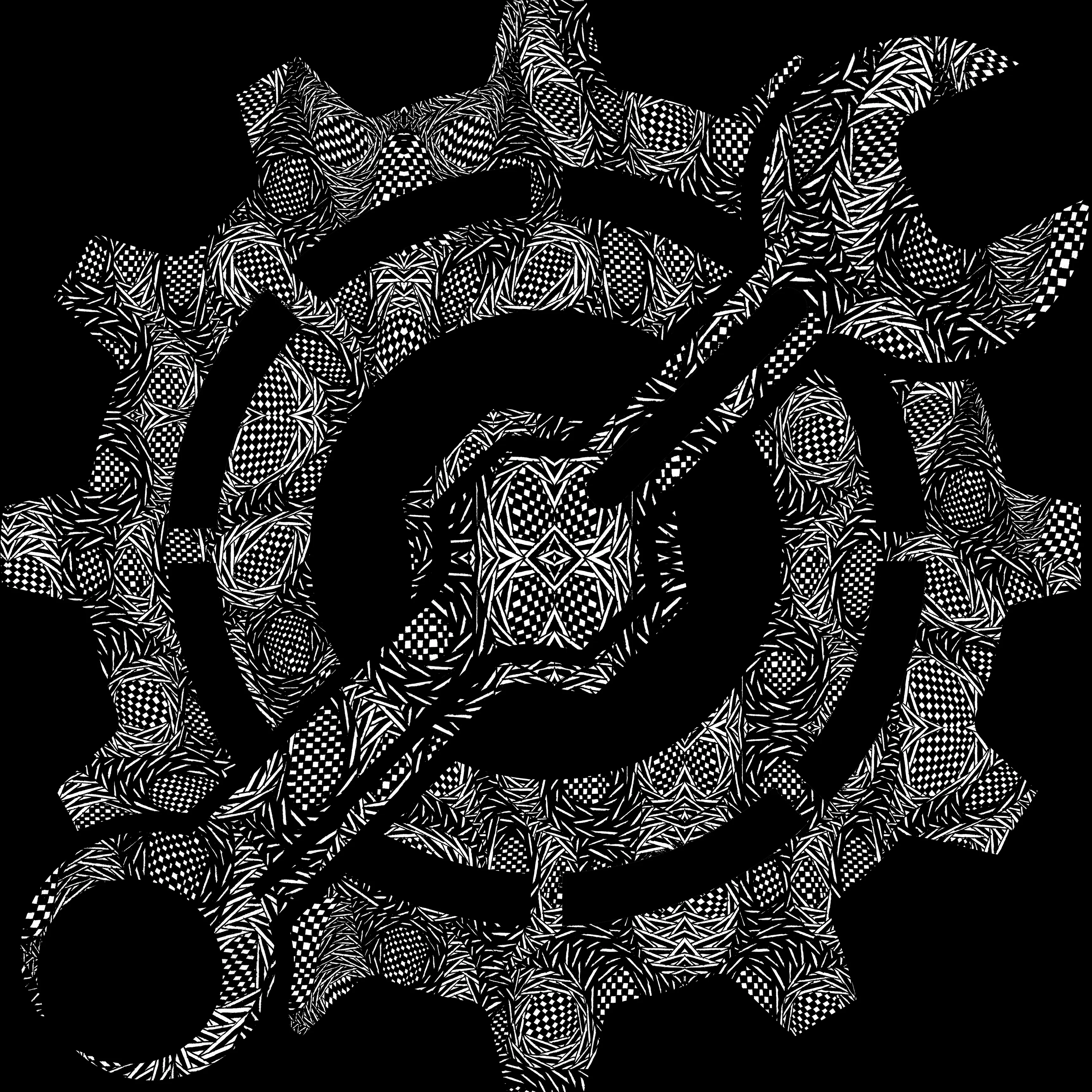 Gears and Graphite T-Shirt - 100% Cotton Crewneck Half Sleeve