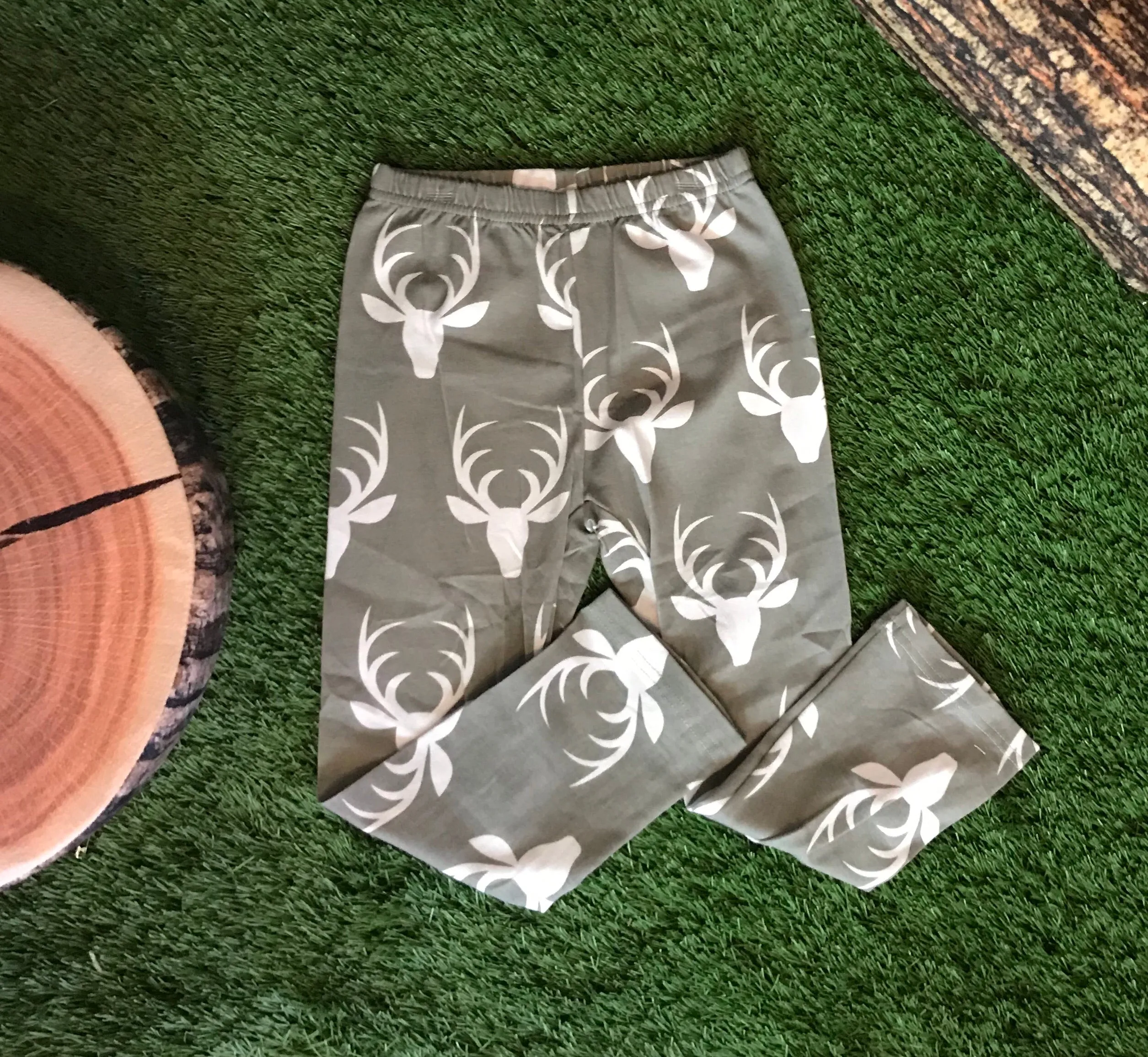 Girls Deer Sass Leggings