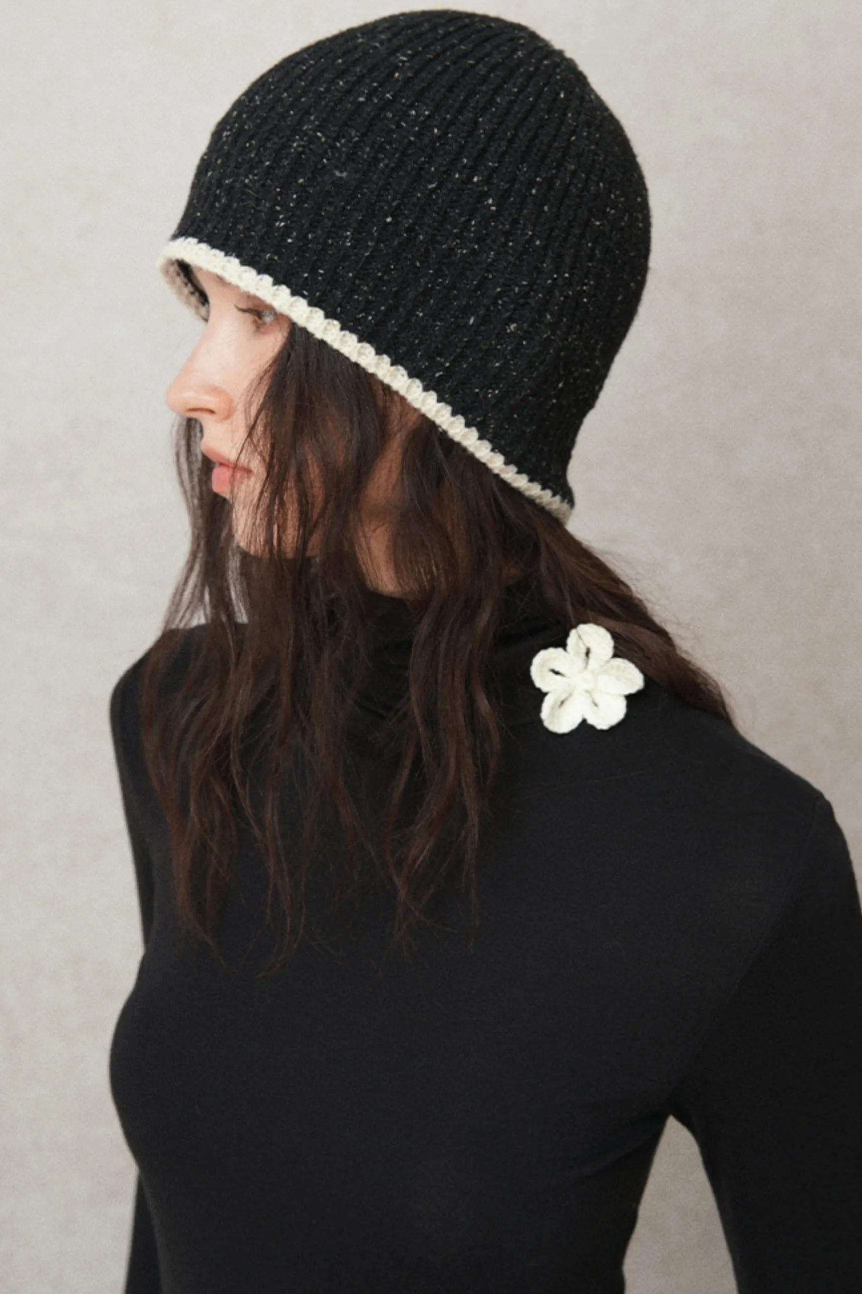 Handmade High-Neck Wool Base Layer Top