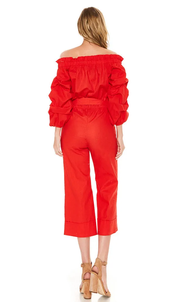 HAZEL JUMPSUIT (Red)- VD2074