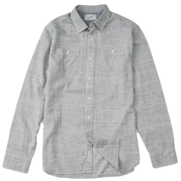Heather Herringbone Twill Shirt