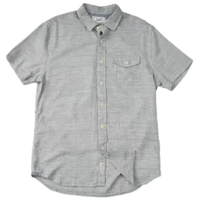 Heather Herringbone Twill Short Sleeve Shirt