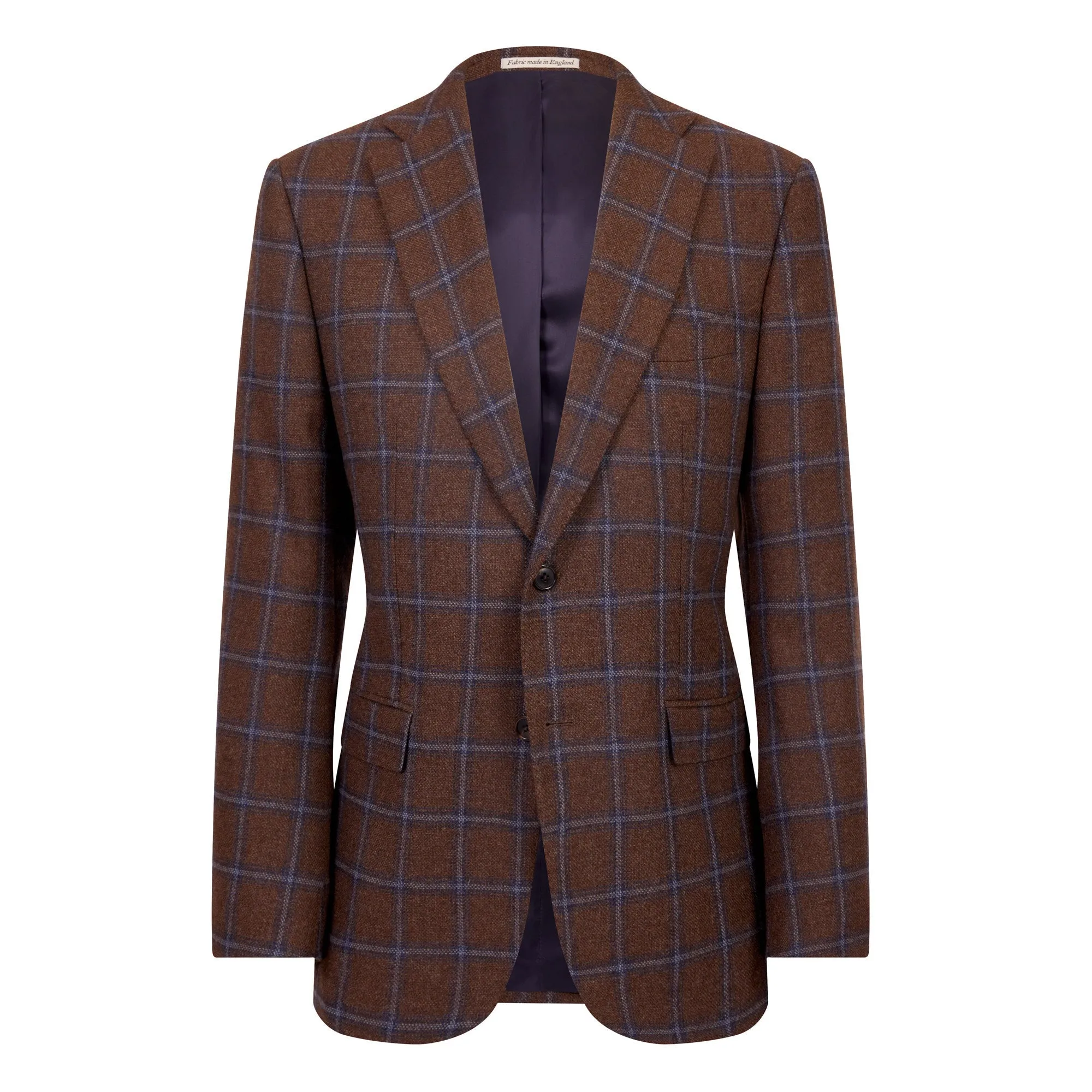 HENRY SARTORIAL X DORMEUIL Full Canvas Fancy Jacket BROWN REG