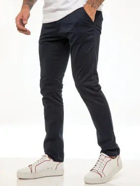 Kaiden Slim Stretch Trousers - Blue