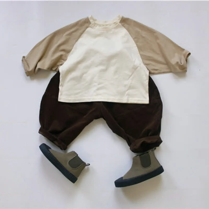 Kid Raglan Simple Base Layer T-shirt