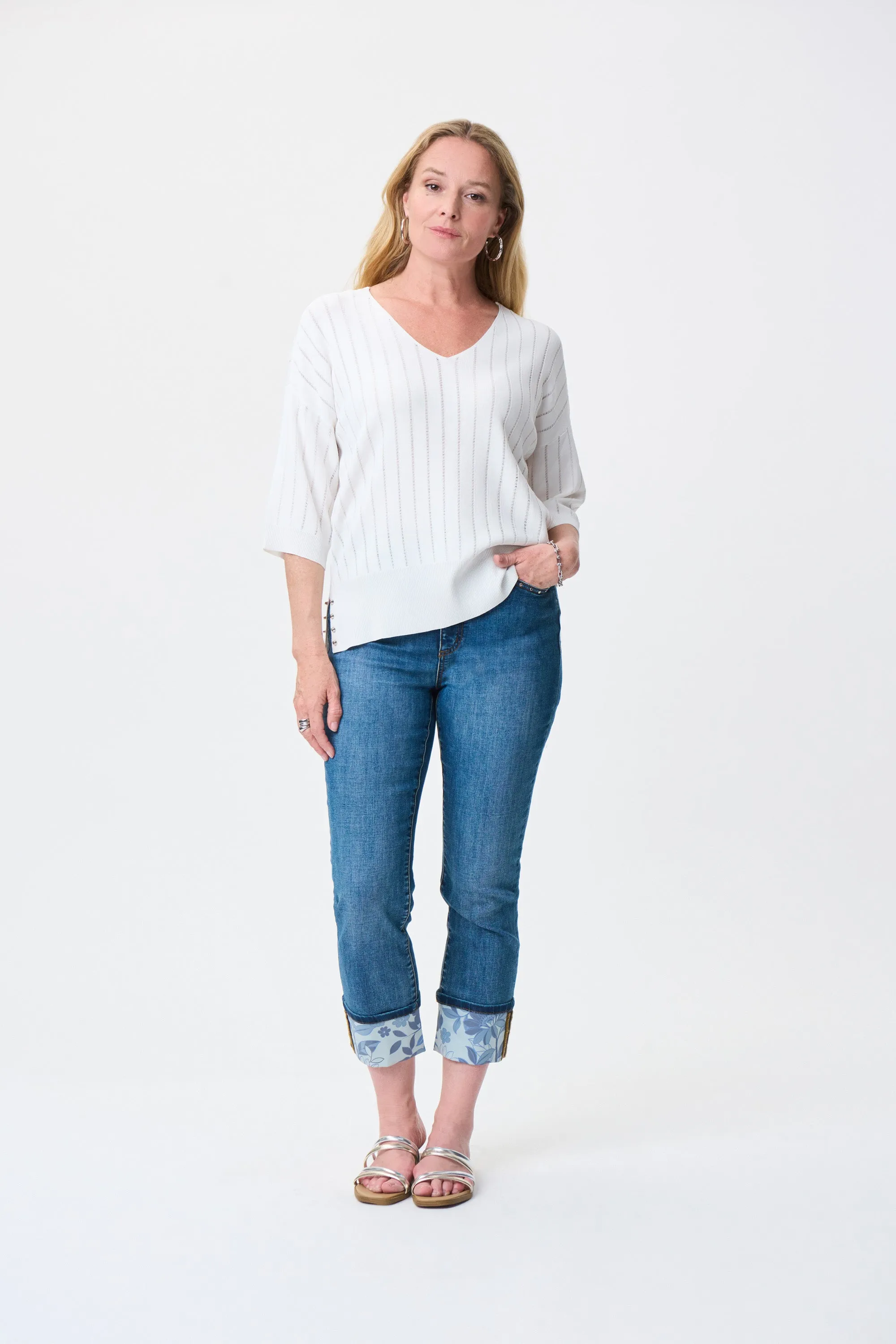 Knit V-Neck Top