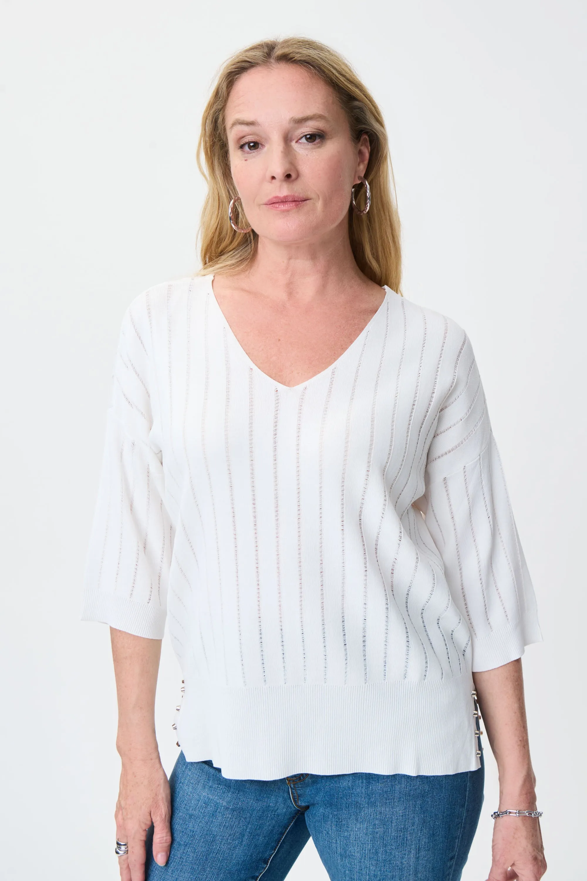 Knit V-Neck Top