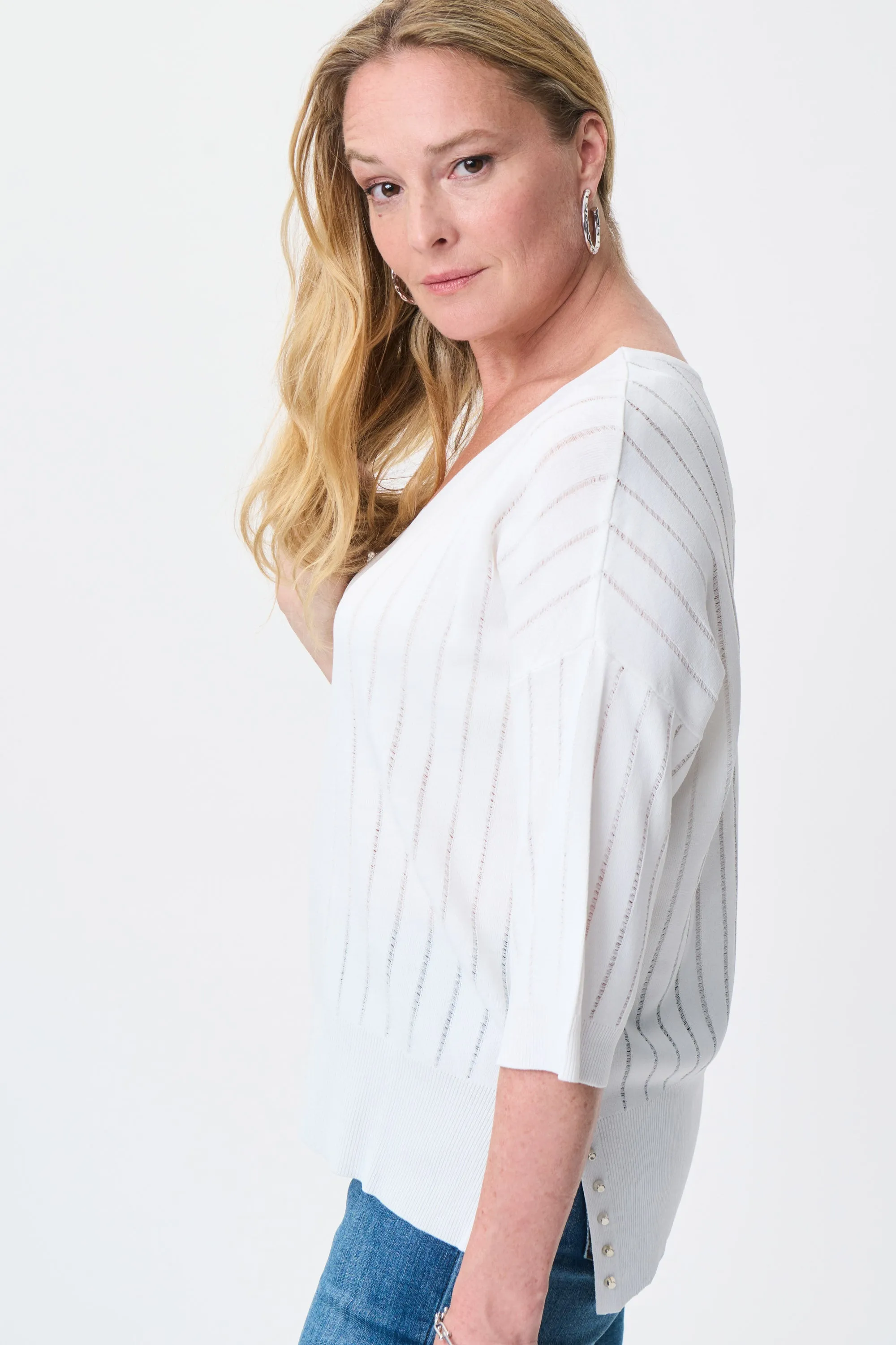 Knit V-Neck Top