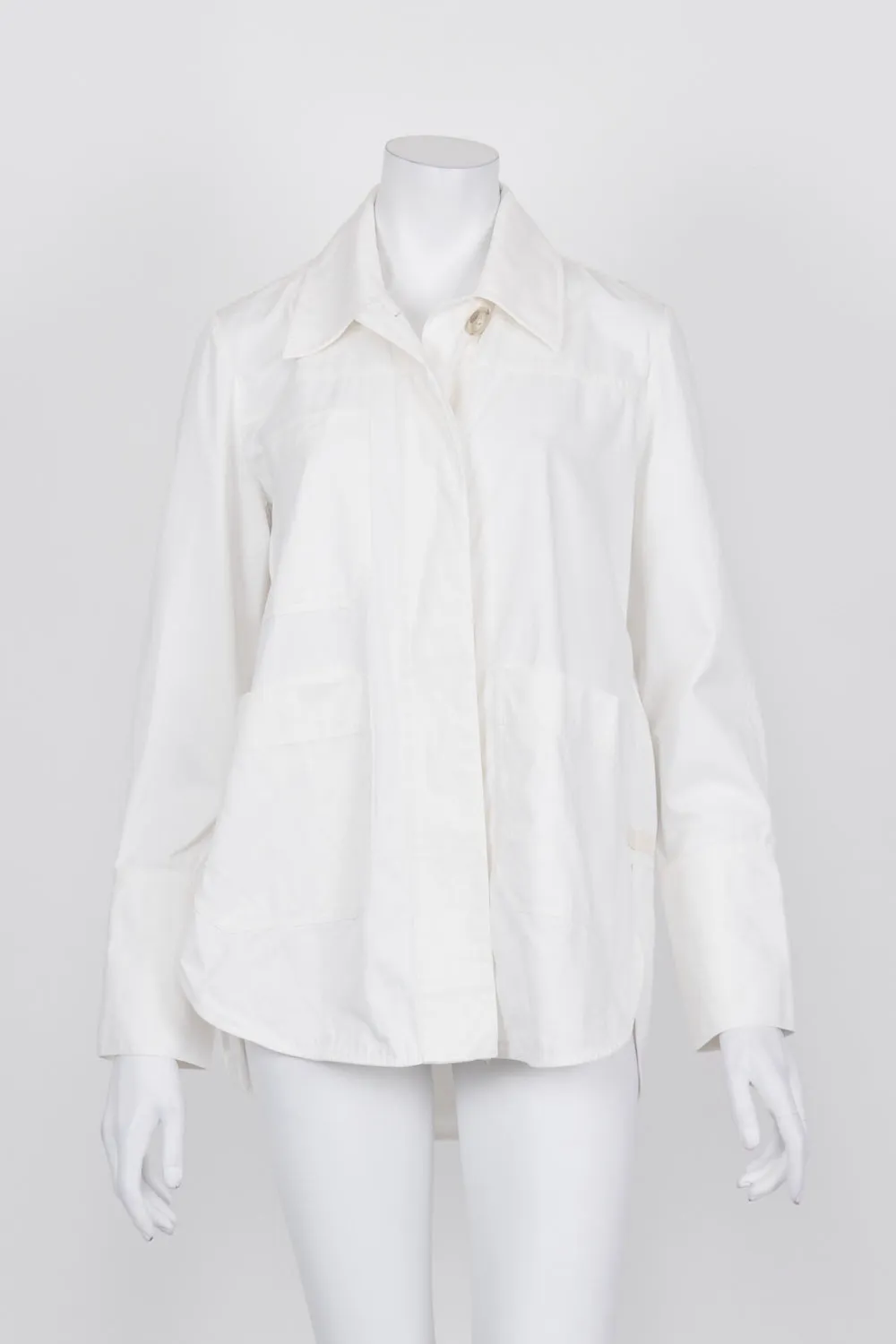 Lee Mathews Workroom White Shacket 10