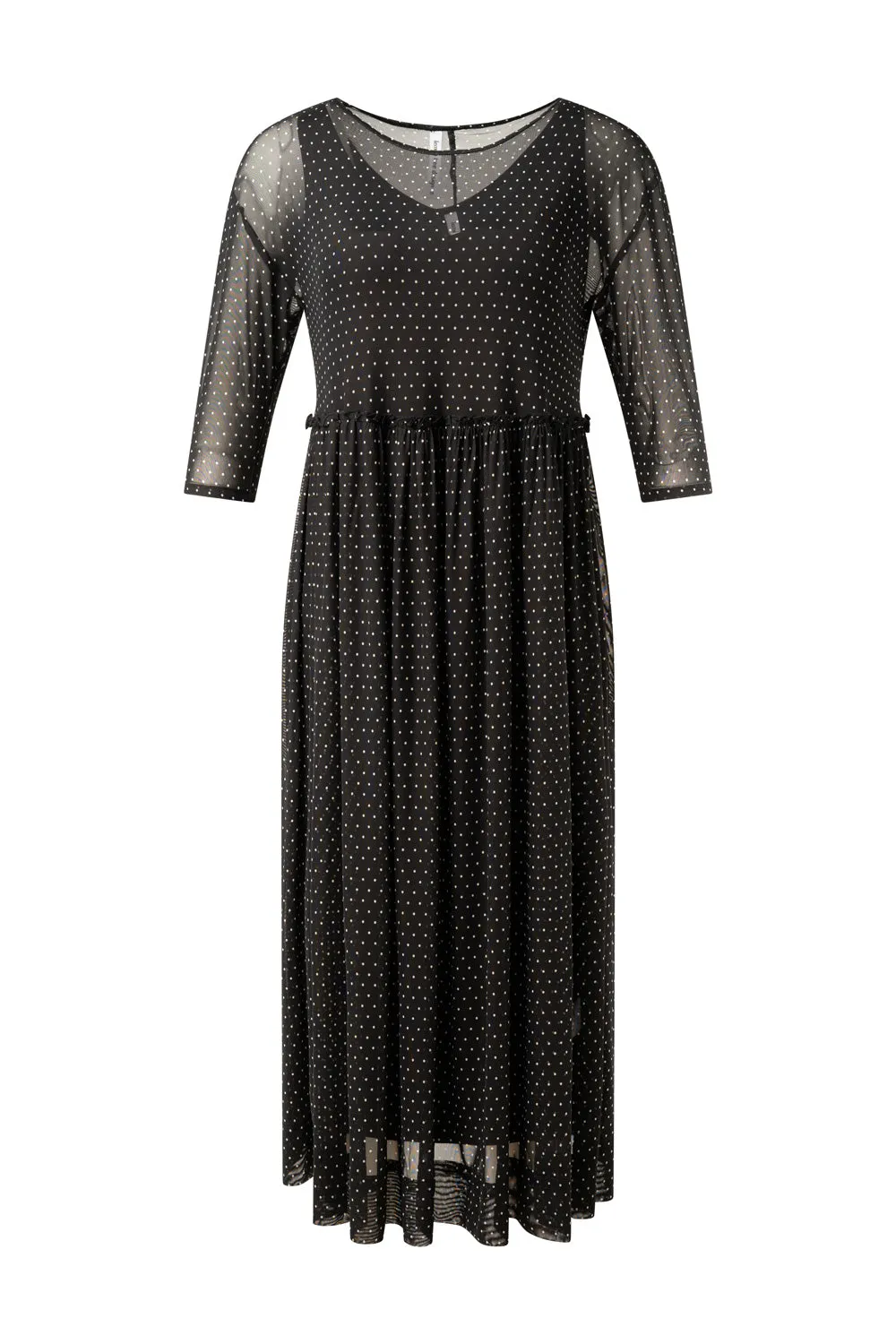Lemon Tree - Sarai Dress - LTD140 - Polka dot Black/white