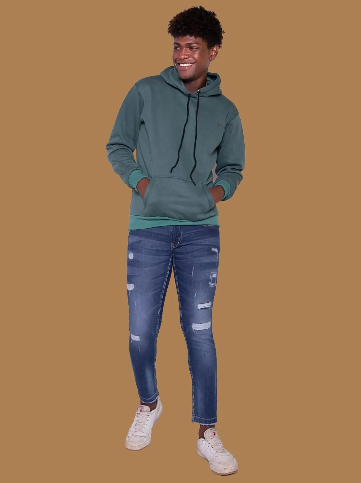 Light Green Hoodies for Men (GSBH1001)