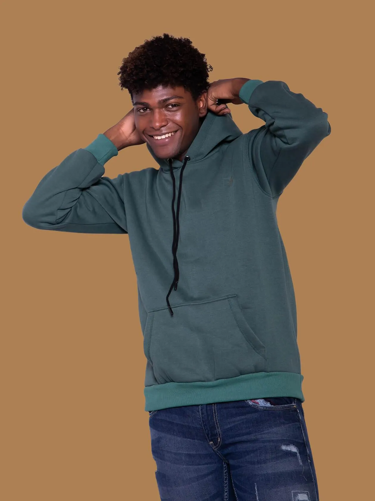 Light Green Hoodies for Men (GSBH1001)