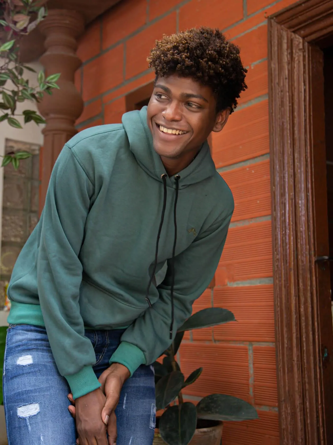 Light Green Hoodies for Men (GSBH1001)
