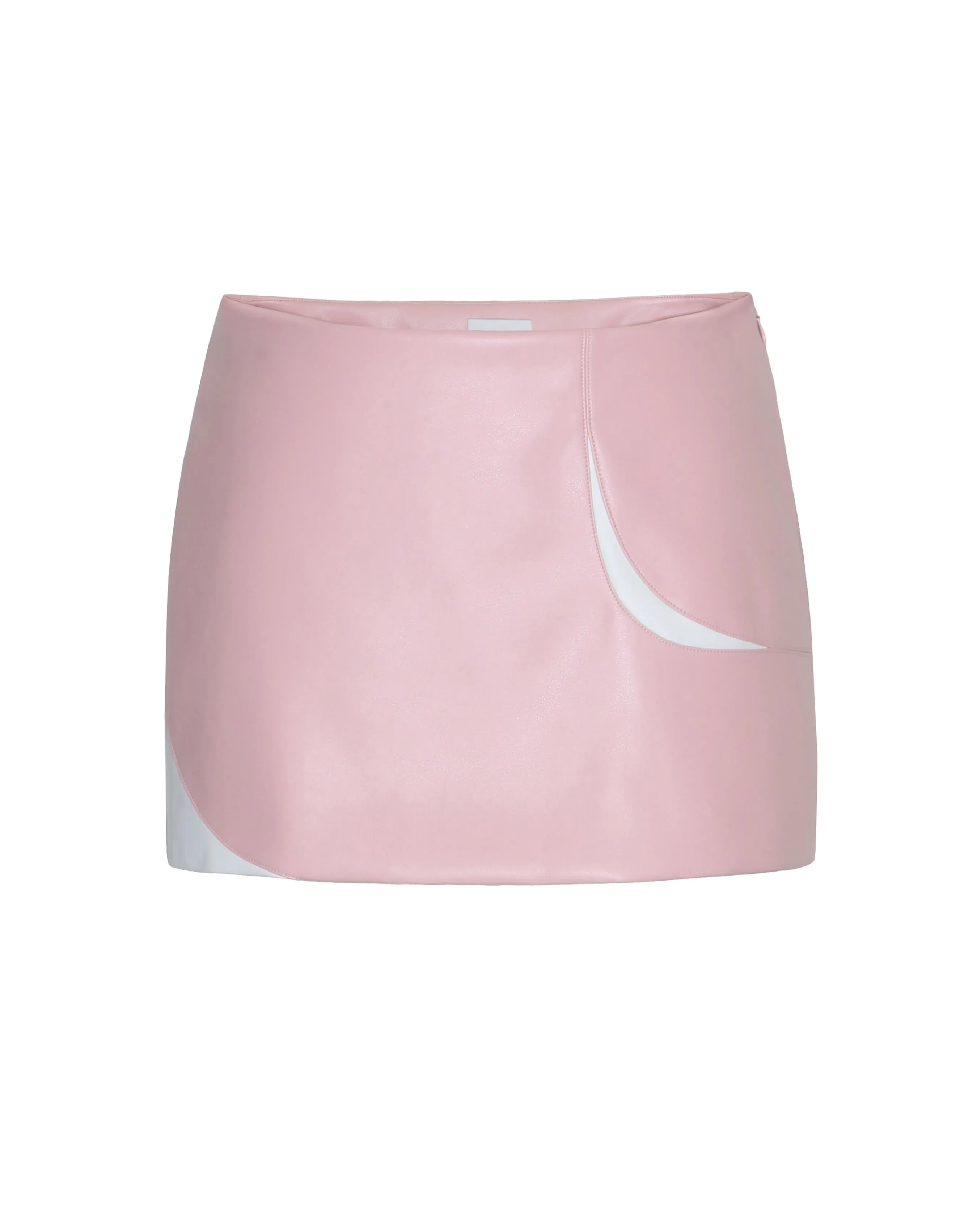 LOTTIE VEGAN LEATHER MINI SKIRT