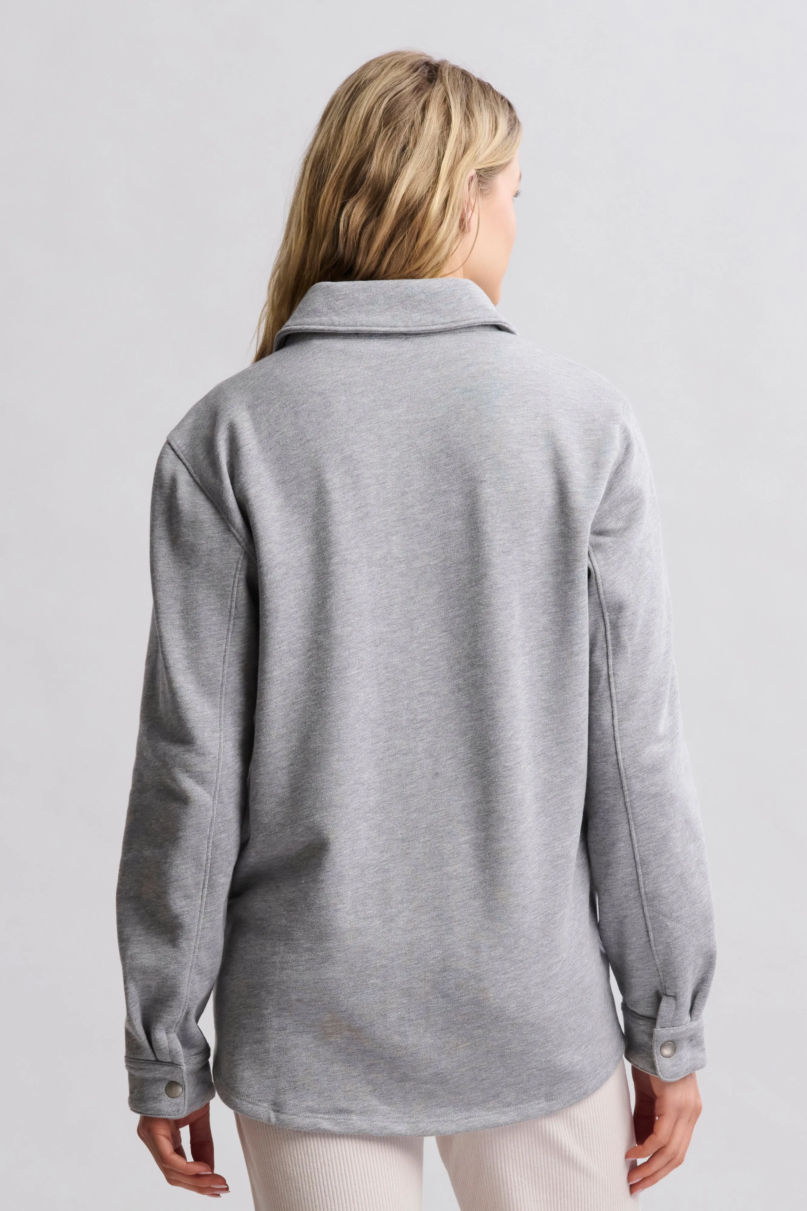 Malibu Collection® Unisex French Terry Shacket