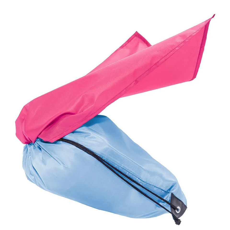 Mato & Hash Polyester Drawstring Cape Bag - Full Color Logo