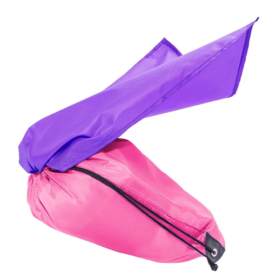 Mato & Hash Polyester Drawstring Cape Bag - Full Color Logo