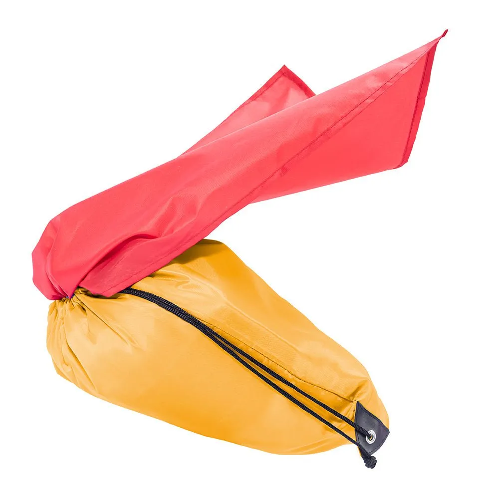 Mato & Hash Polyester Drawstring Cape Bag - Full Color Logo