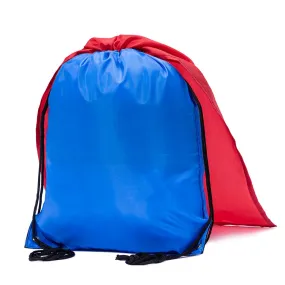 Mato & Hash Polyester Drawstring Cape Bag - Full Color Logo