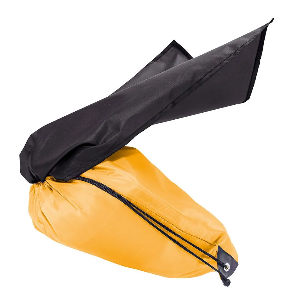 Mato & Hash Polyester Drawstring Cape Bag - Full Color Logo