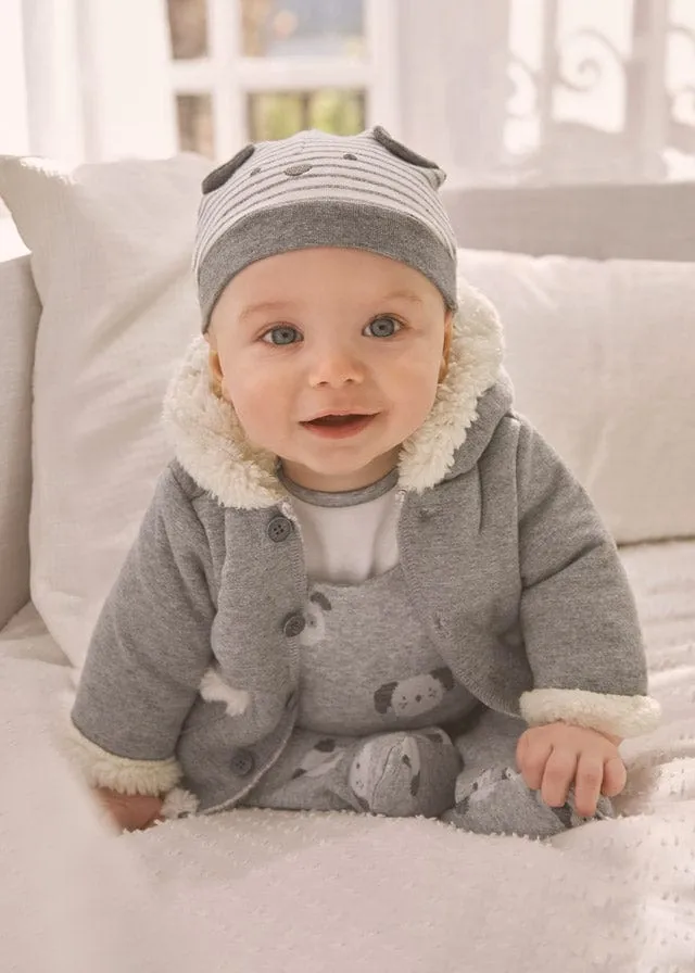 Mayoral Faux Sheep Wool Coat
