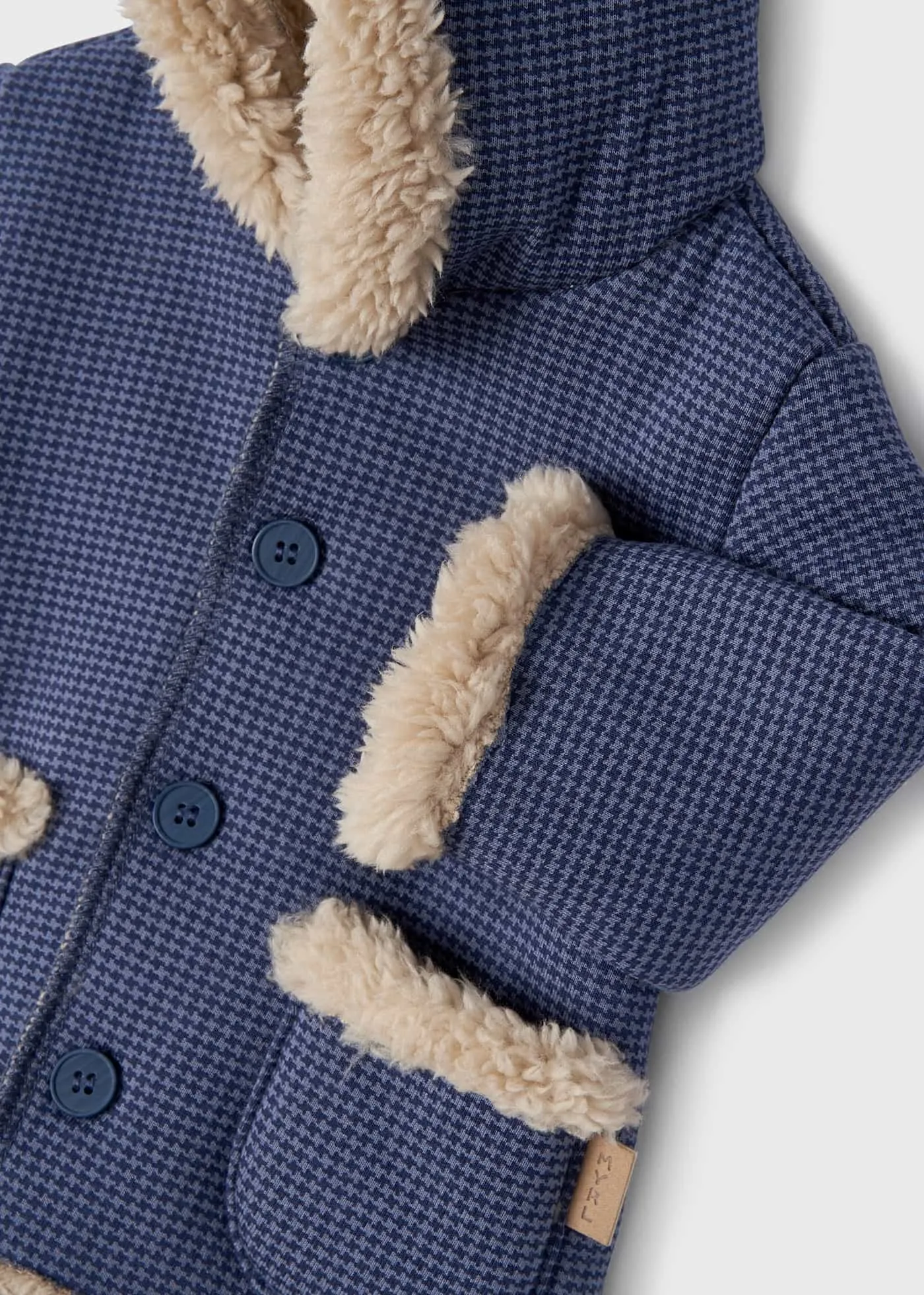 Mayoral Faux Sheep Wool Coat