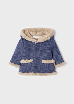 Mayoral Faux Sheep Wool Coat