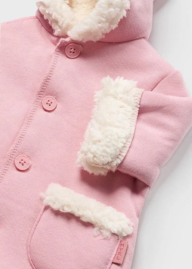 Mayoral Faux Sheep Wool Coat