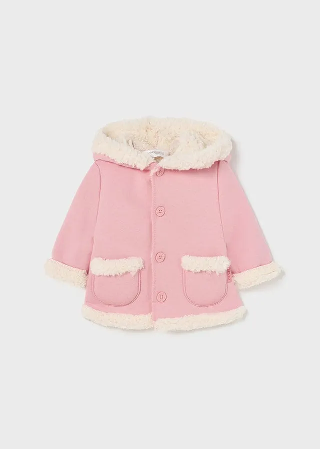 Mayoral Faux Sheep Wool Coat