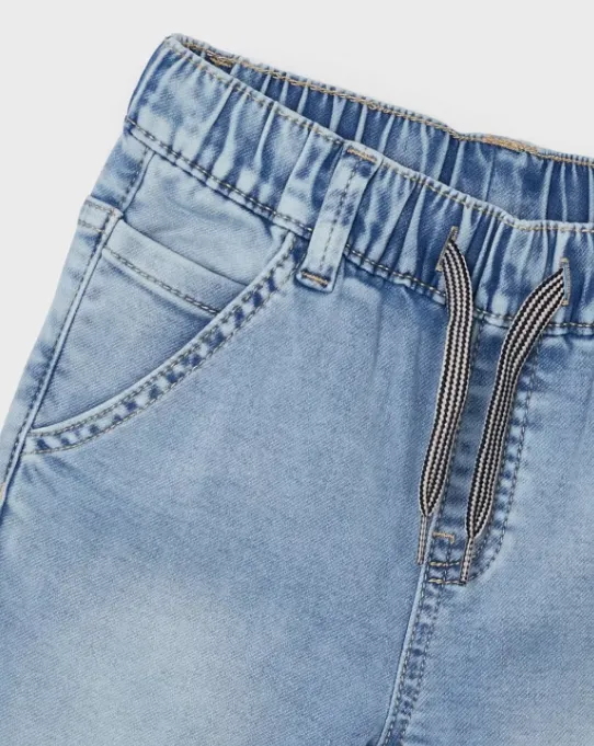 MAYORAL<BR>
Soft Denim Joggers<BR>
Denim<BR>