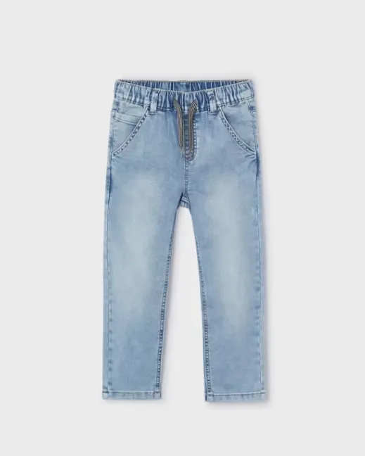 MAYORAL<BR>
Soft Denim Joggers<BR>
Denim<BR>