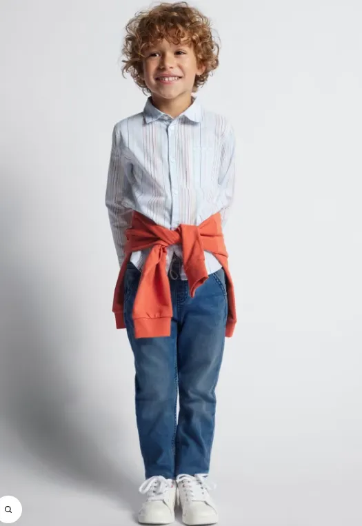 MAYORAL<BR>
Soft Denim Joggers<BR>
Denim<BR>