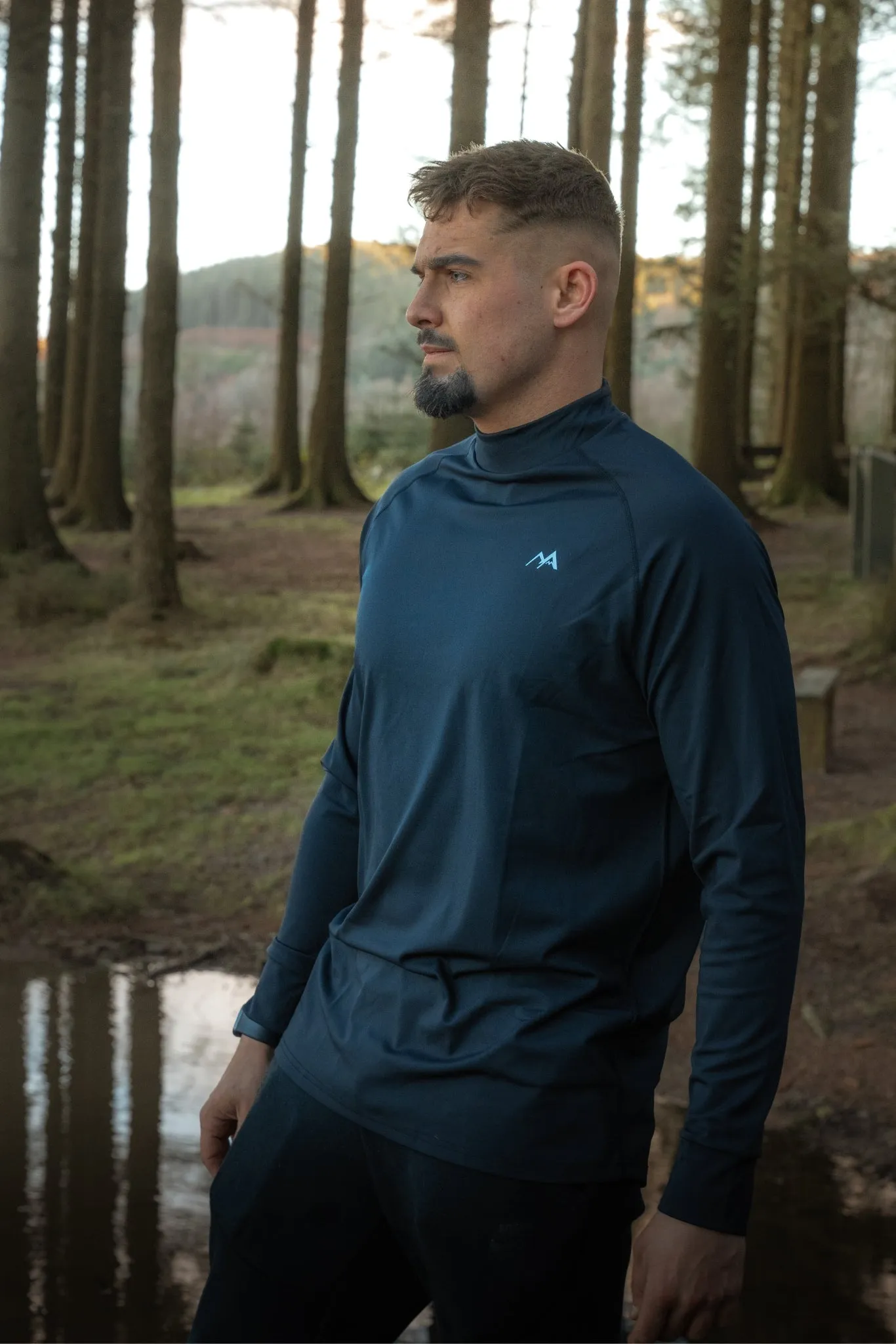 Men's Thermal Base Layer Top Black